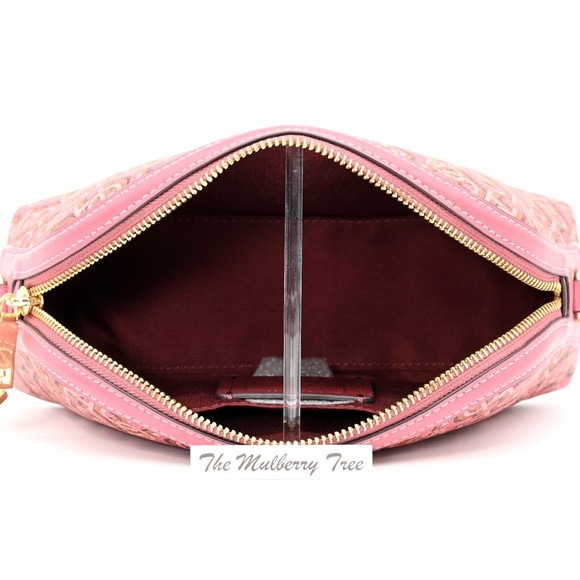 COACH MADI Crossbody w Rouge Pink Canvas & Leather Monogram Print CF343 NWT $328 - Picture 7 of 9